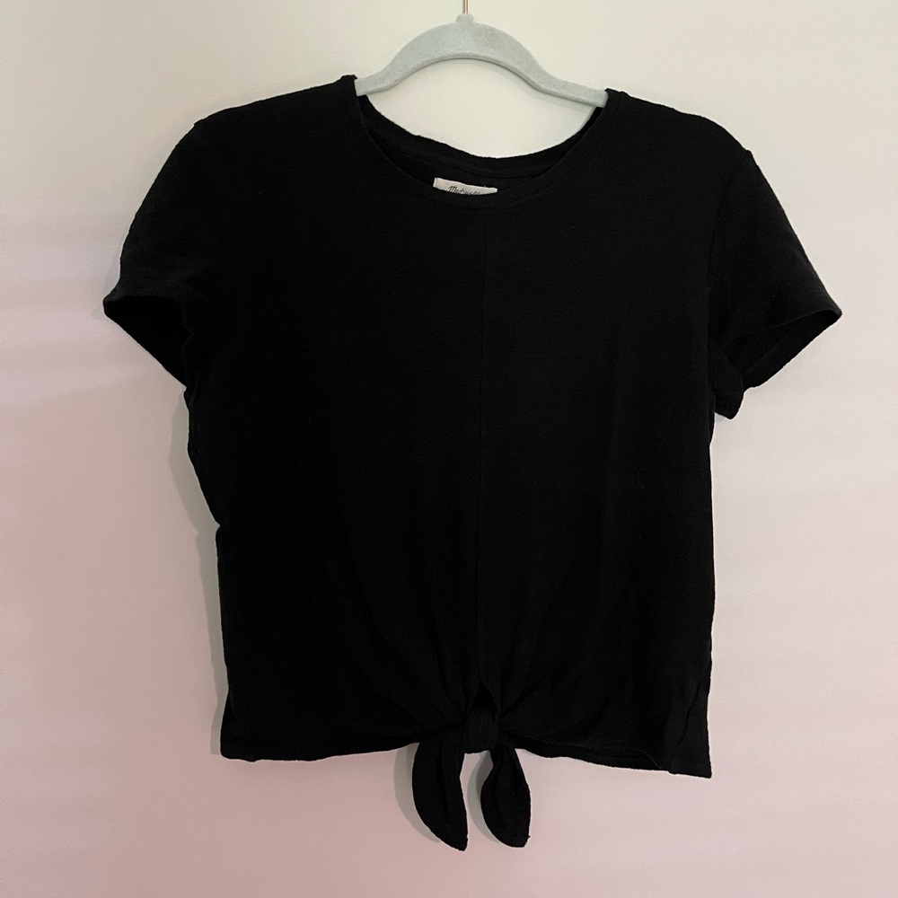 Madewell Black Tie Top